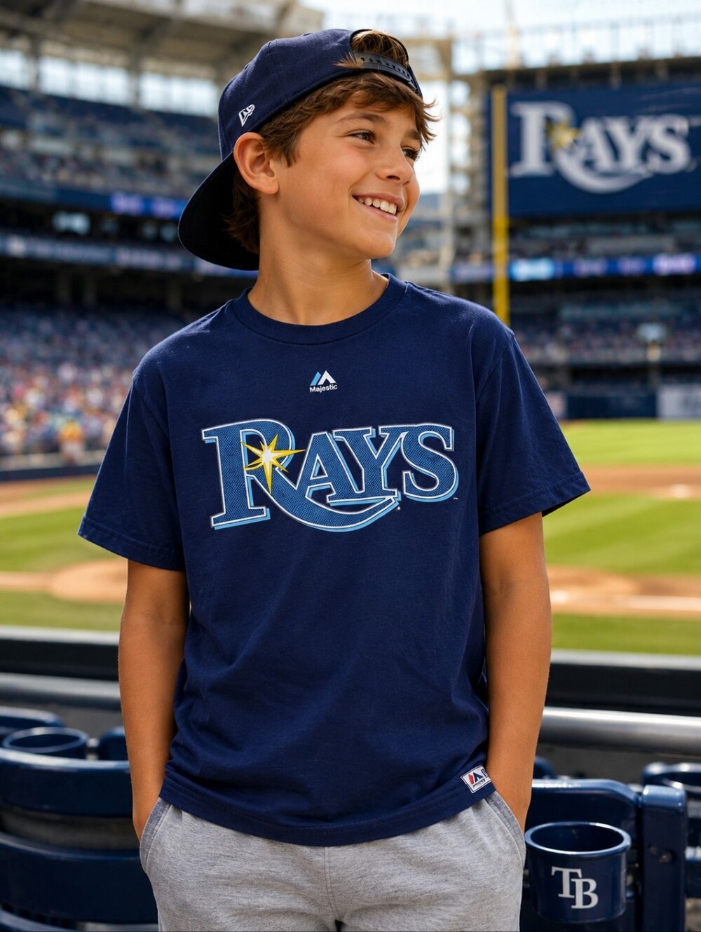Majestic Tampa Bay Rays Chris Archer #22 Graphic Tee
